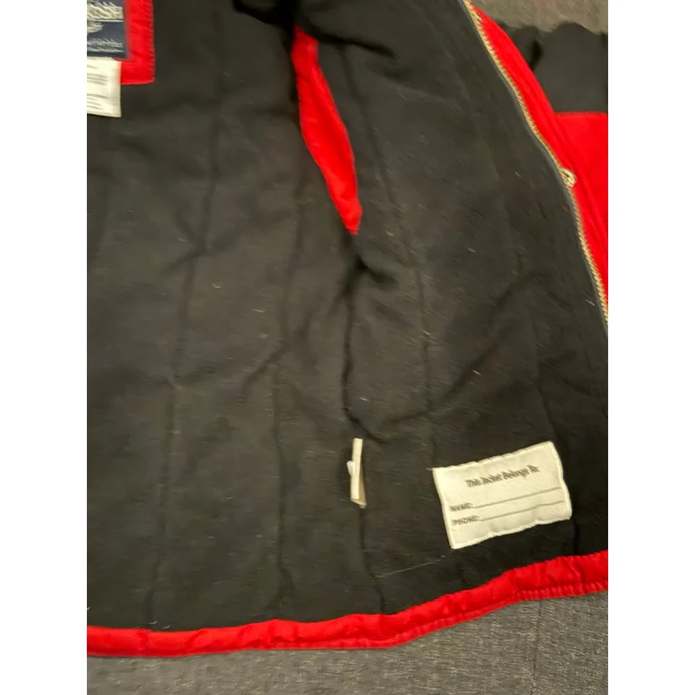 Boys OshKosh B'gosh Puffer Jacket Size 5 Red and Black